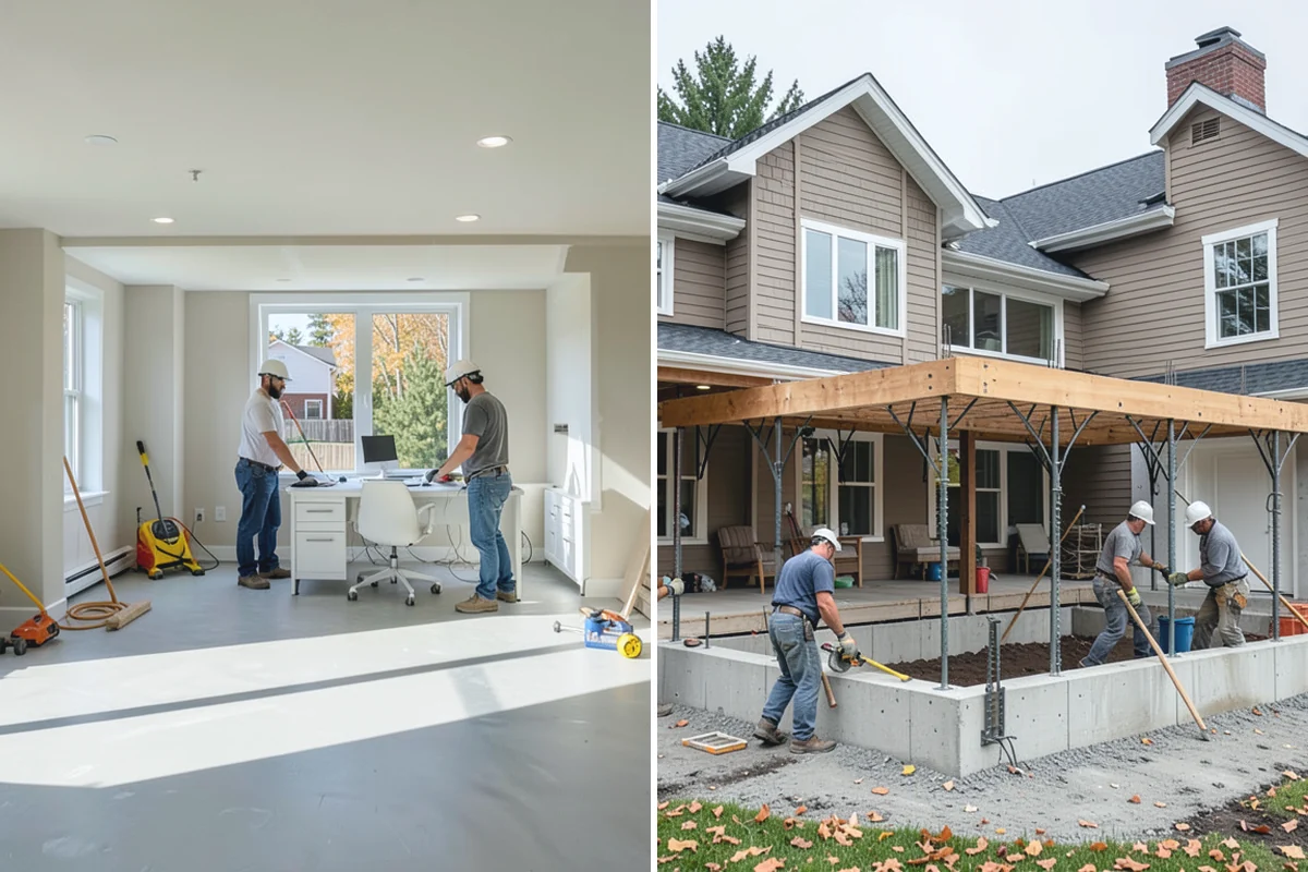 Floating Deck Construction in Marysville, Snohomish County, WA - Choose a location and check grade and drainage