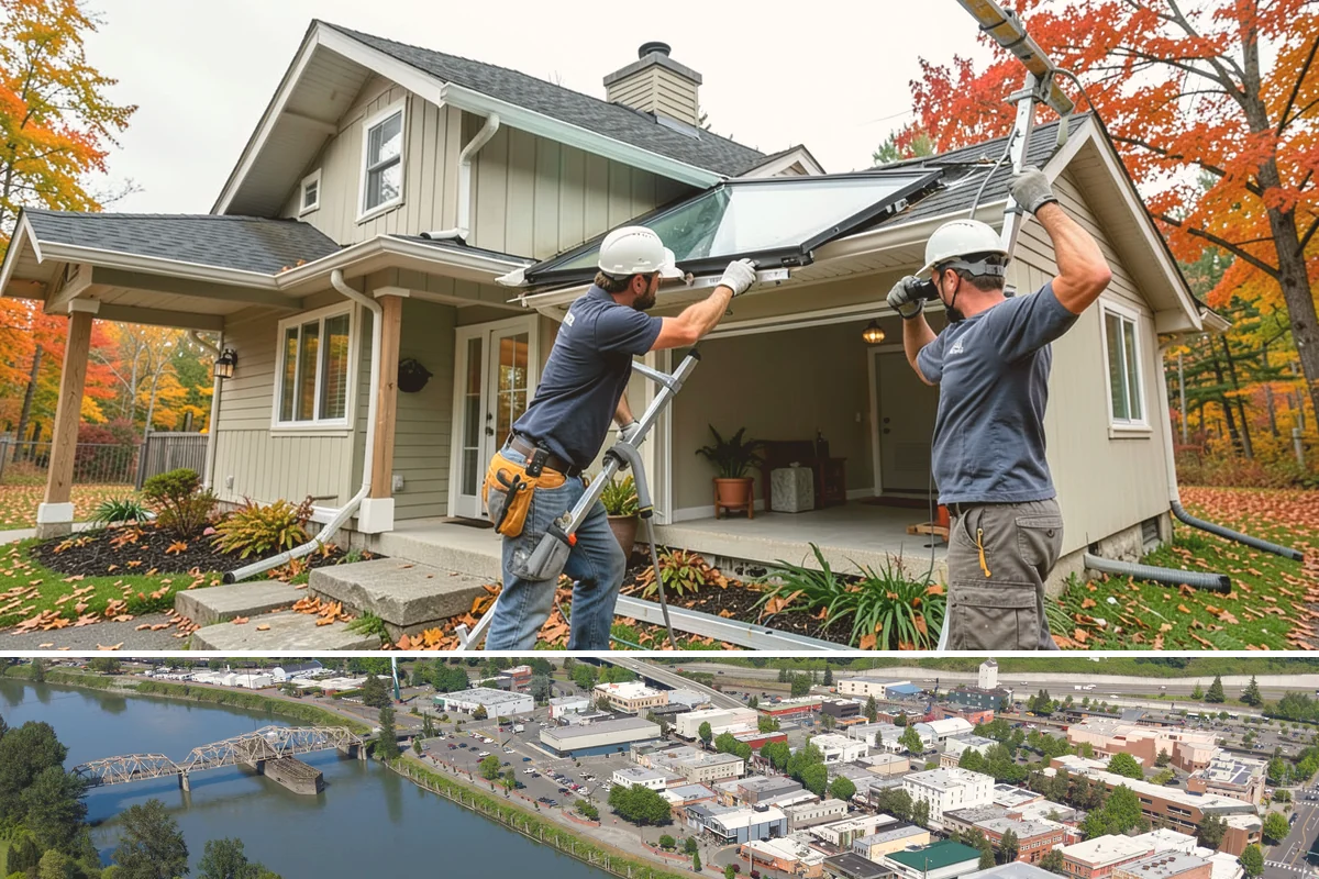 Floating Deck Construction in Mount Vernon, Skagit County, WA - Firmer summer soil makes leveling the base easier, so late spring through early fall is the preferred build window.