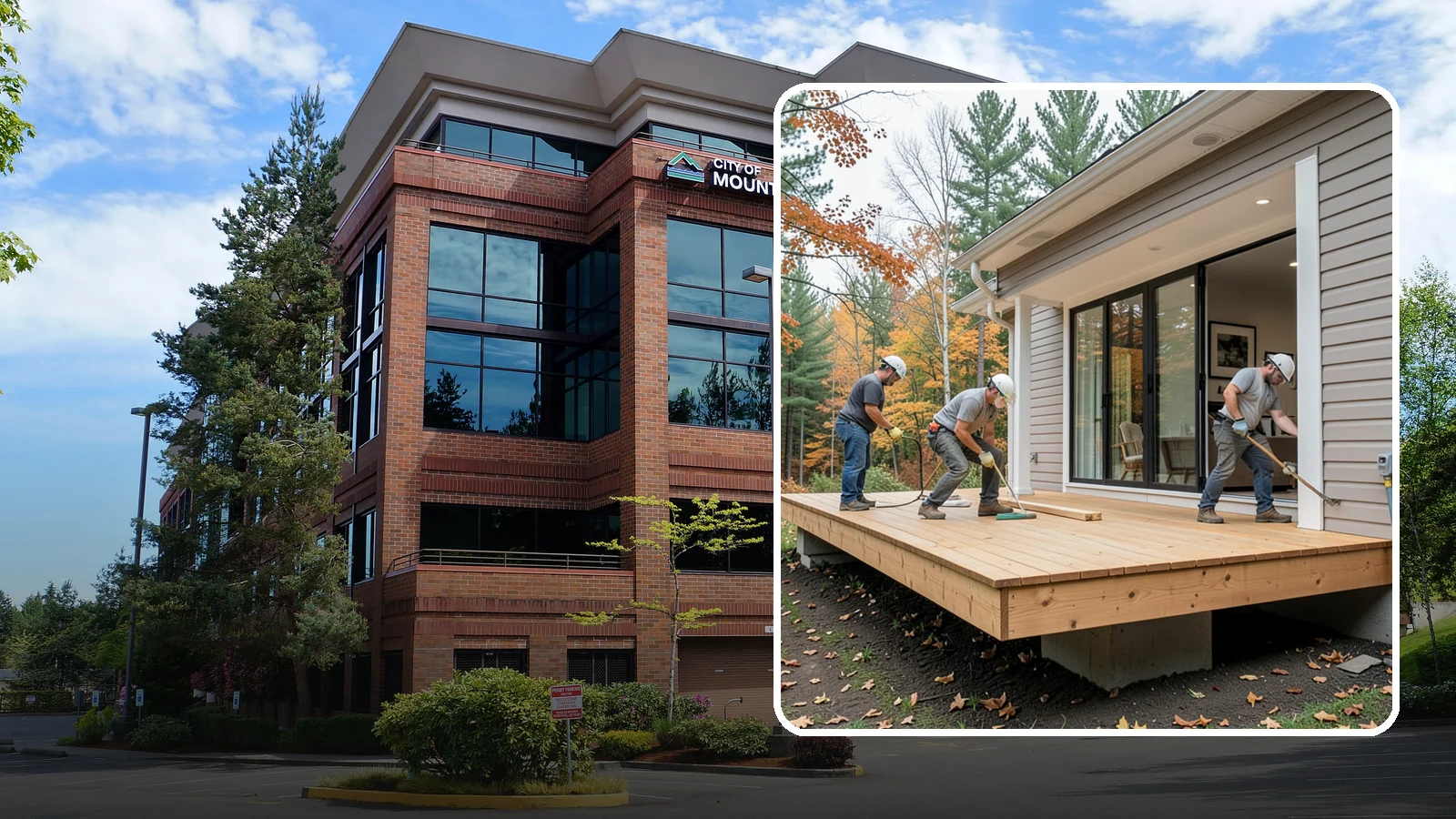 Floating Deck Construction in Mountlake Terrace, Snohomish County, WA - Floating deck construction that adds a freestanding, ground-level platform without attaching to your home.