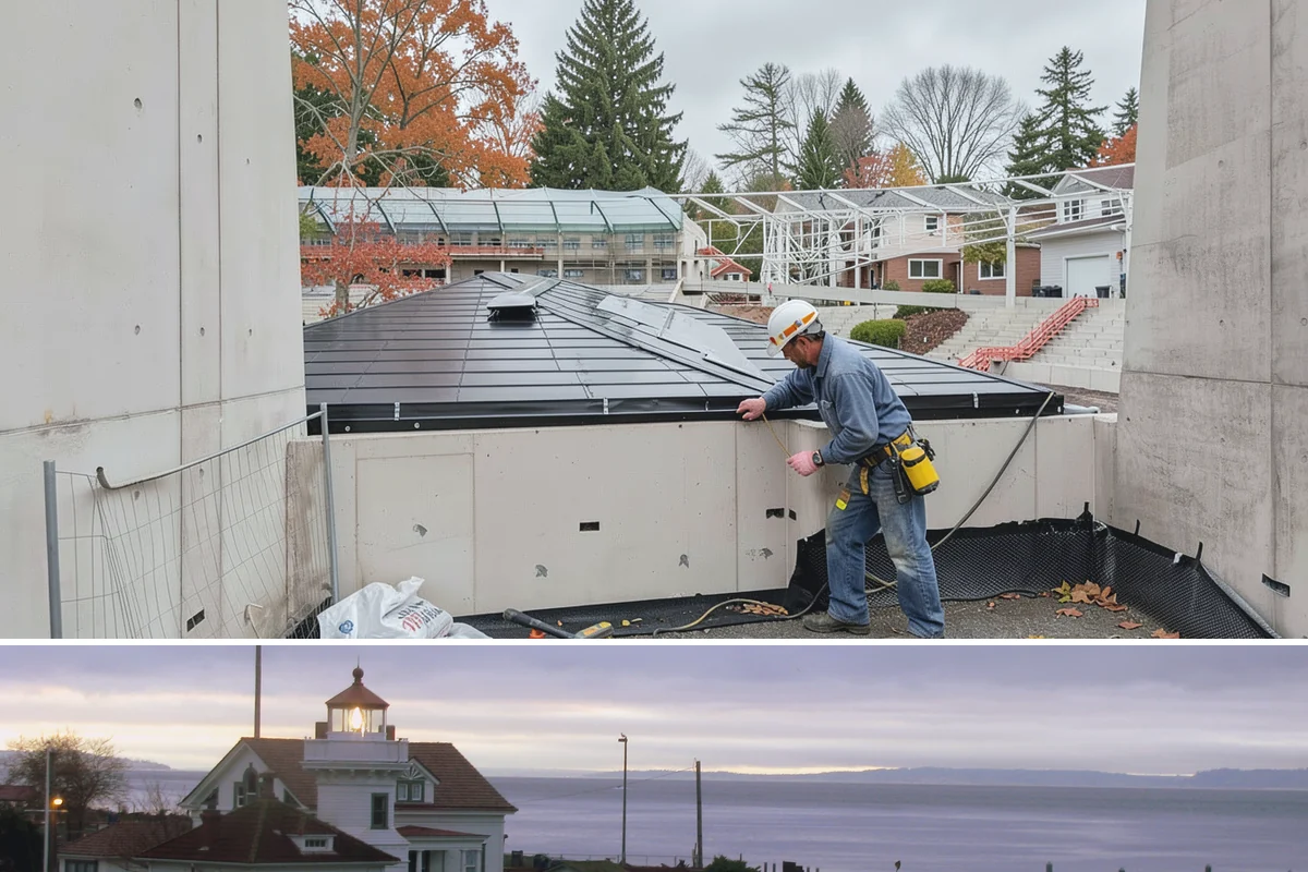 Floating Deck Construction in Mukilteo, Snohomish County, WA - Firmer summer soil makes leveling the base easier, so late spring through early fall is the preferred build window.