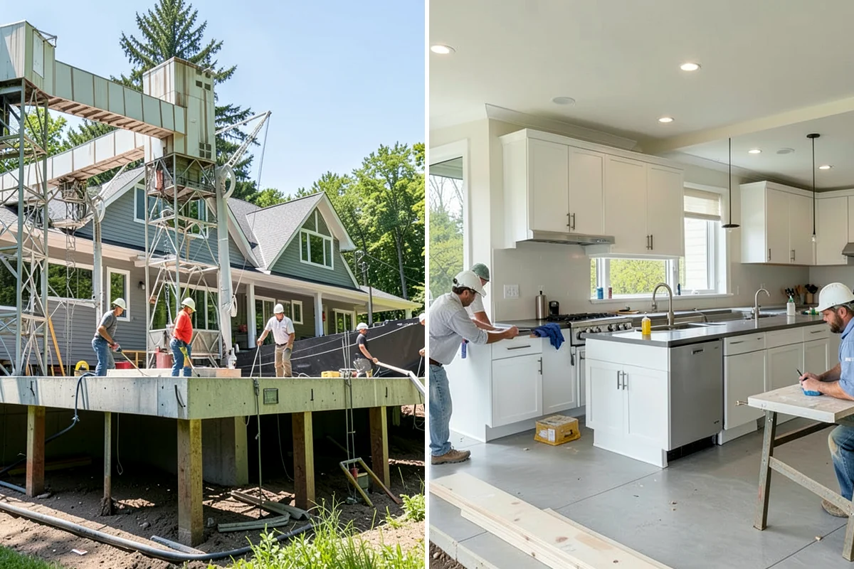 Floating Deck Construction in Pacific, King County, WA - Choose a location and check grade and drainage