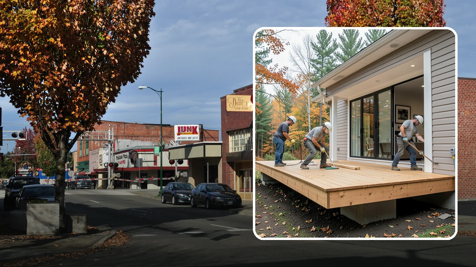Floating Deck Construction in Puyallup, Pierce County, WA - Floating deck construction that adds a freestanding, ground-level platform without attaching to your home.