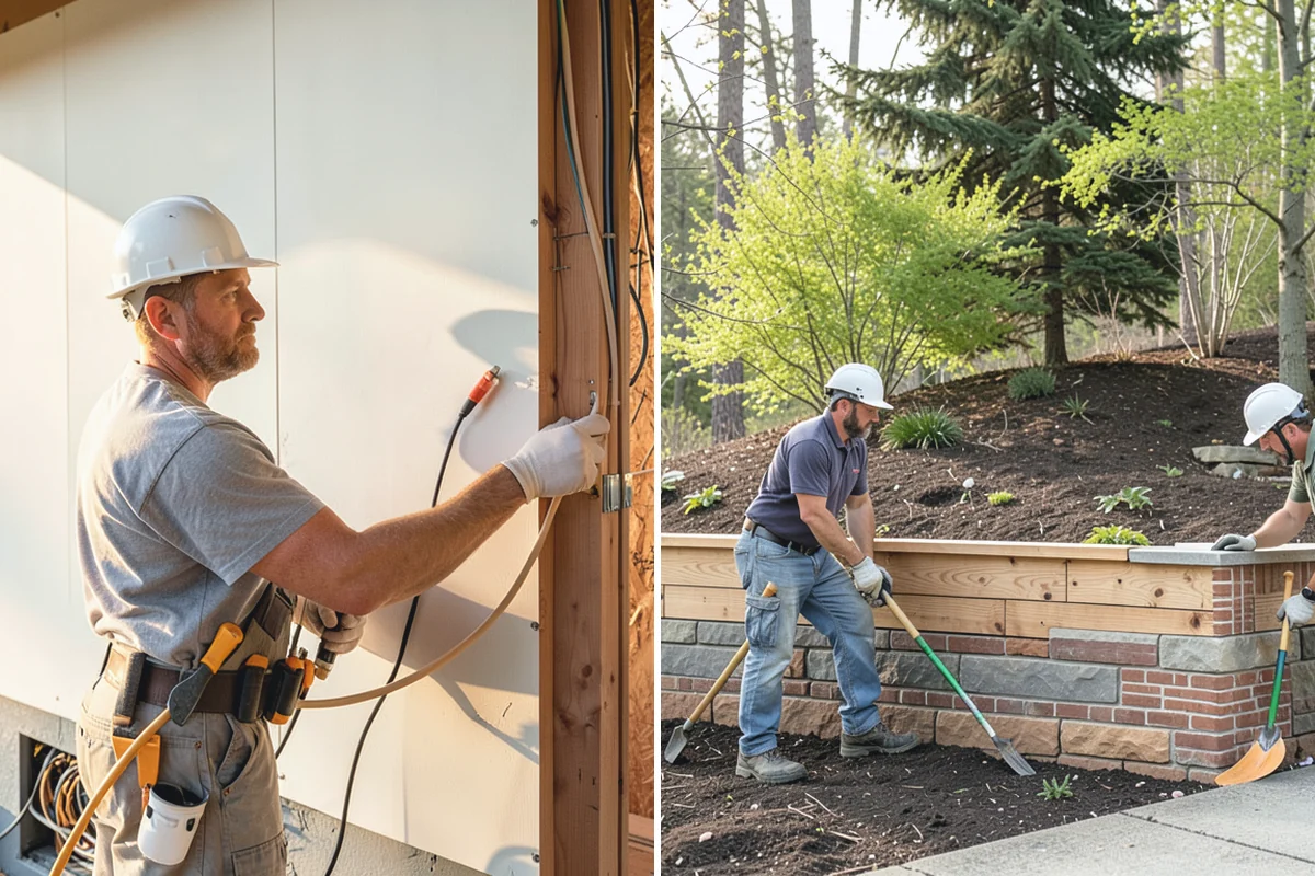 Floating Deck Construction in Redmond, King County, WA - Choose a location and check grade and drainage