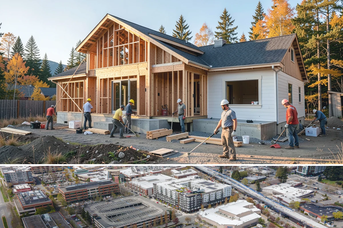 Floating Deck Construction in Redmond, King County, WA - Firmer summer soil makes leveling the base easier, so late spring through early fall is the preferred build window.