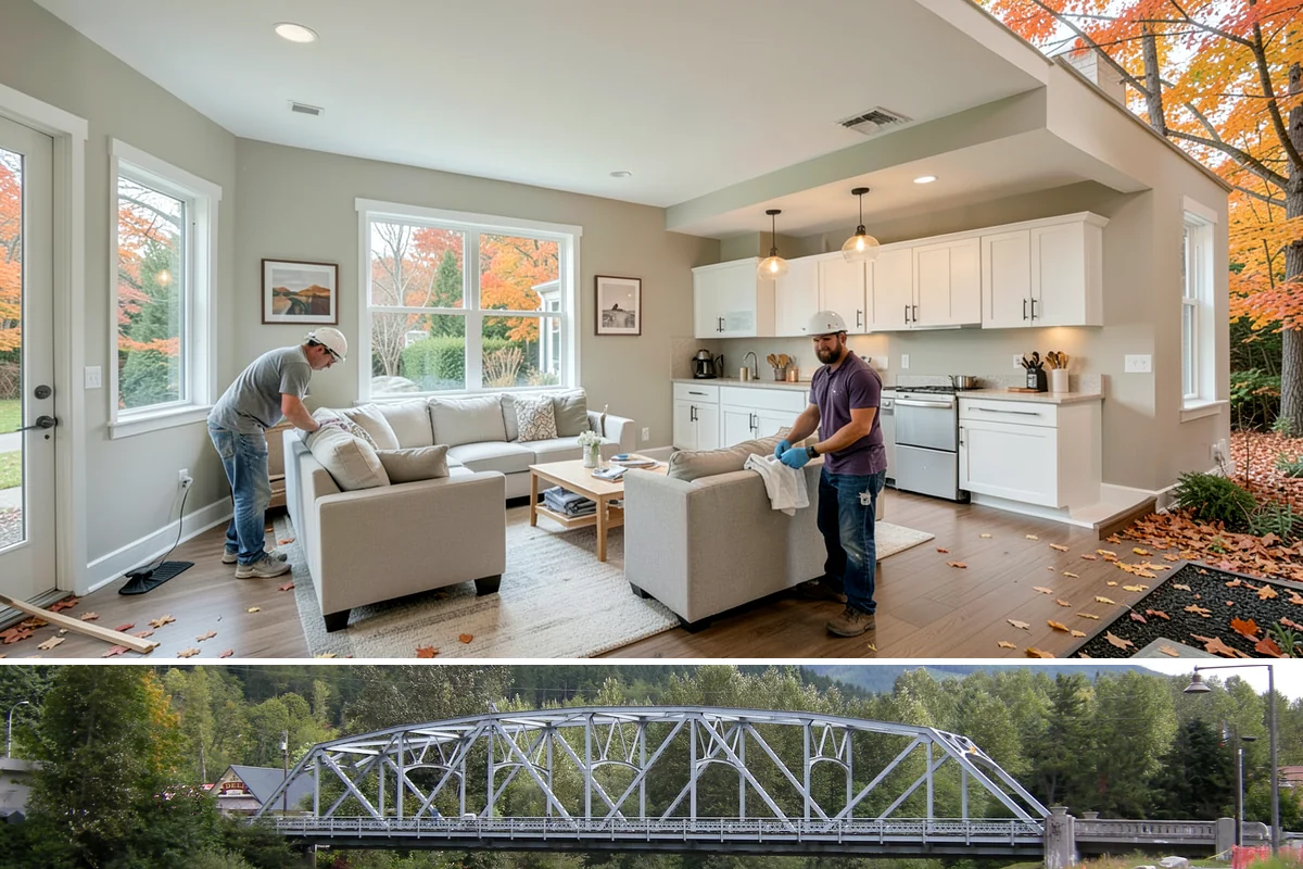 Floating Deck Construction in Skykomish, King County, WA - Firmer summer soil makes leveling the base easier, so late spring through early fall is the preferred build window.