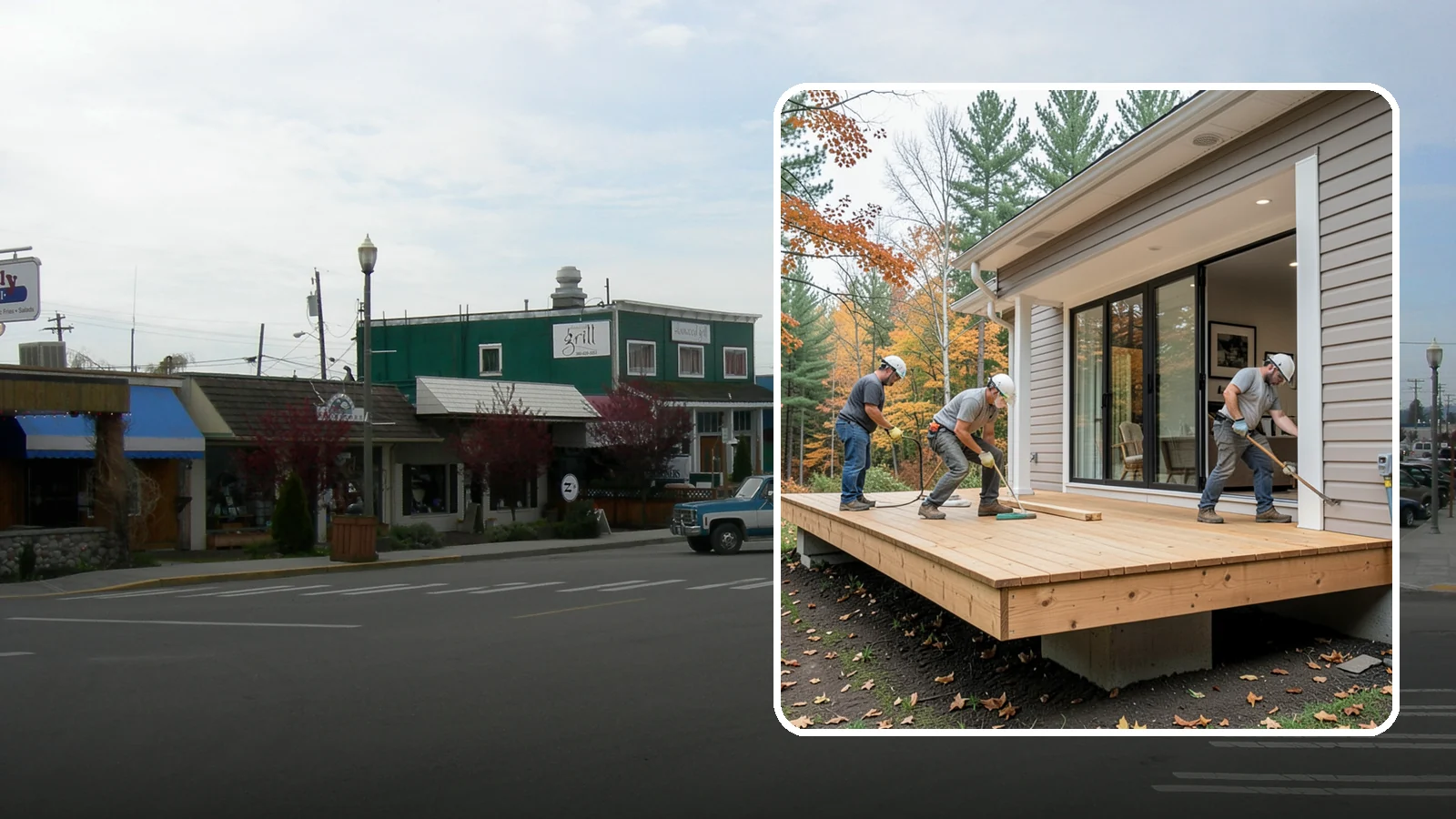 Floating Deck Construction in Stanwood, Snohomish County, WA - Floating deck construction that adds a freestanding, ground-level platform without attaching to your home.