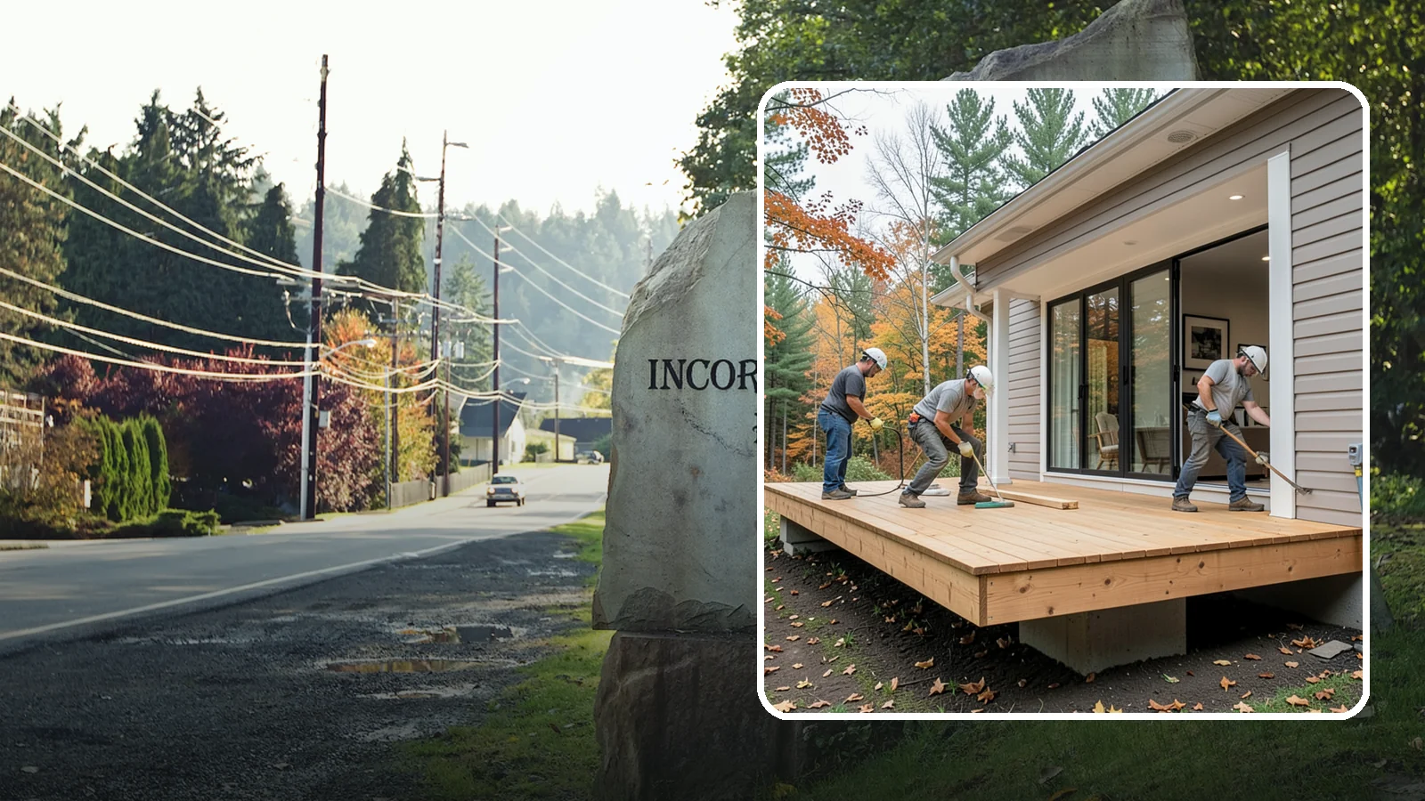 Floating Deck Construction in Wilkeson, Pierce County, WA - Floating deck construction that adds a freestanding, ground-level platform without attaching to your home.