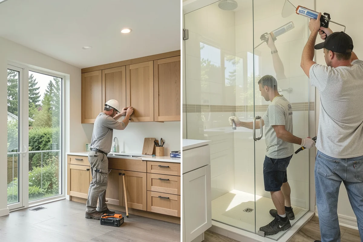 Floating Shelf Installation in Burlington, Skagit County, WA - Locate studs or add blocking for secure anchoring