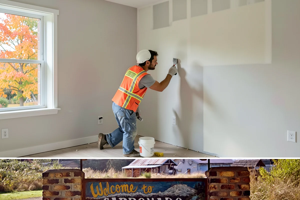 Floating Shelf Installation in Carbonado, Pierce County, WA - Floating shelf installation is quick interior work available year-round.