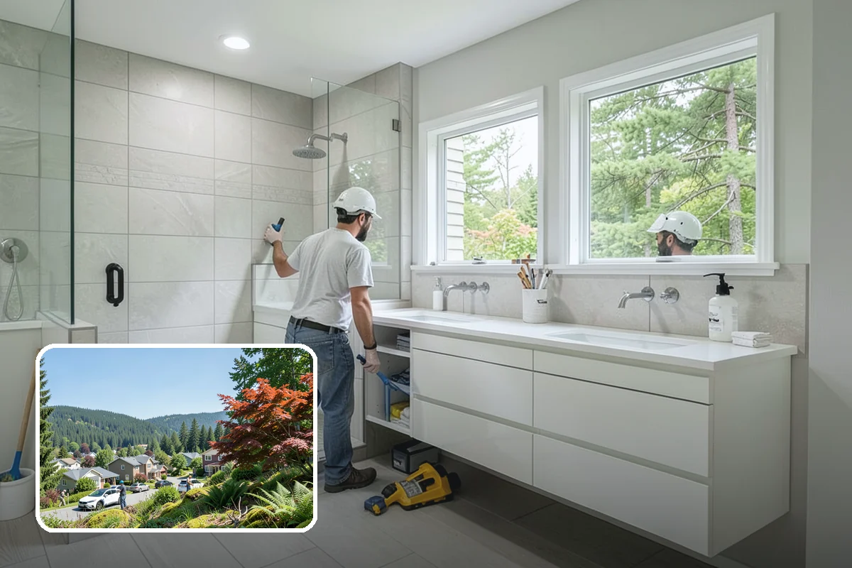 Floating Shelf Installation in Index, Snohomish County, WA - Clean, bracket-free modern appearance