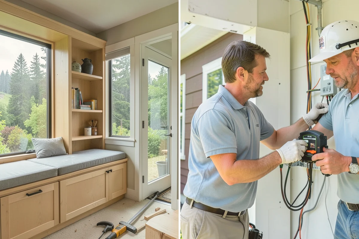 Floating Shelf Installation in Index, Snohomish County, WA - Locate studs or add blocking for secure anchoring