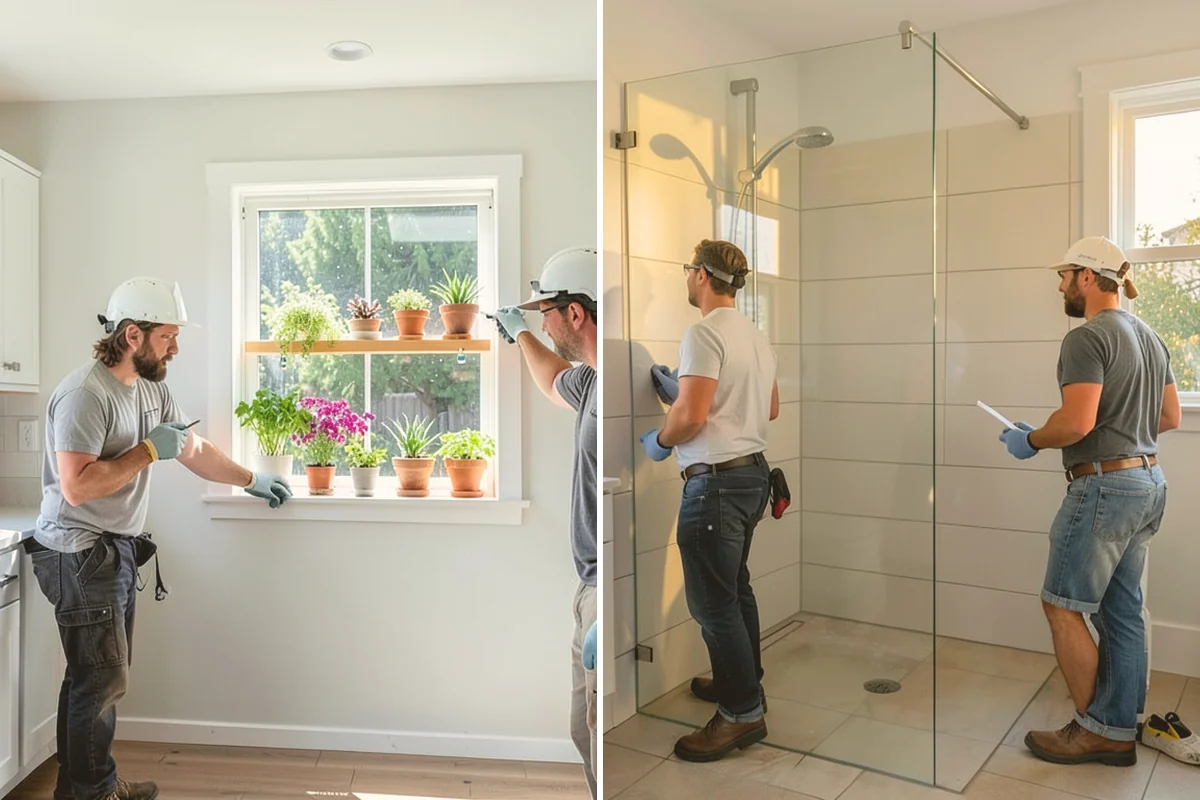 Floating Shelf Installation in Kirkland, King County, WA - Locate studs or add blocking for secure anchoring
