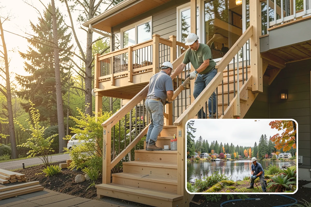 Floating Shelf Installation in La Conner, Skagit County, WA - Clean, bracket-free modern appearance