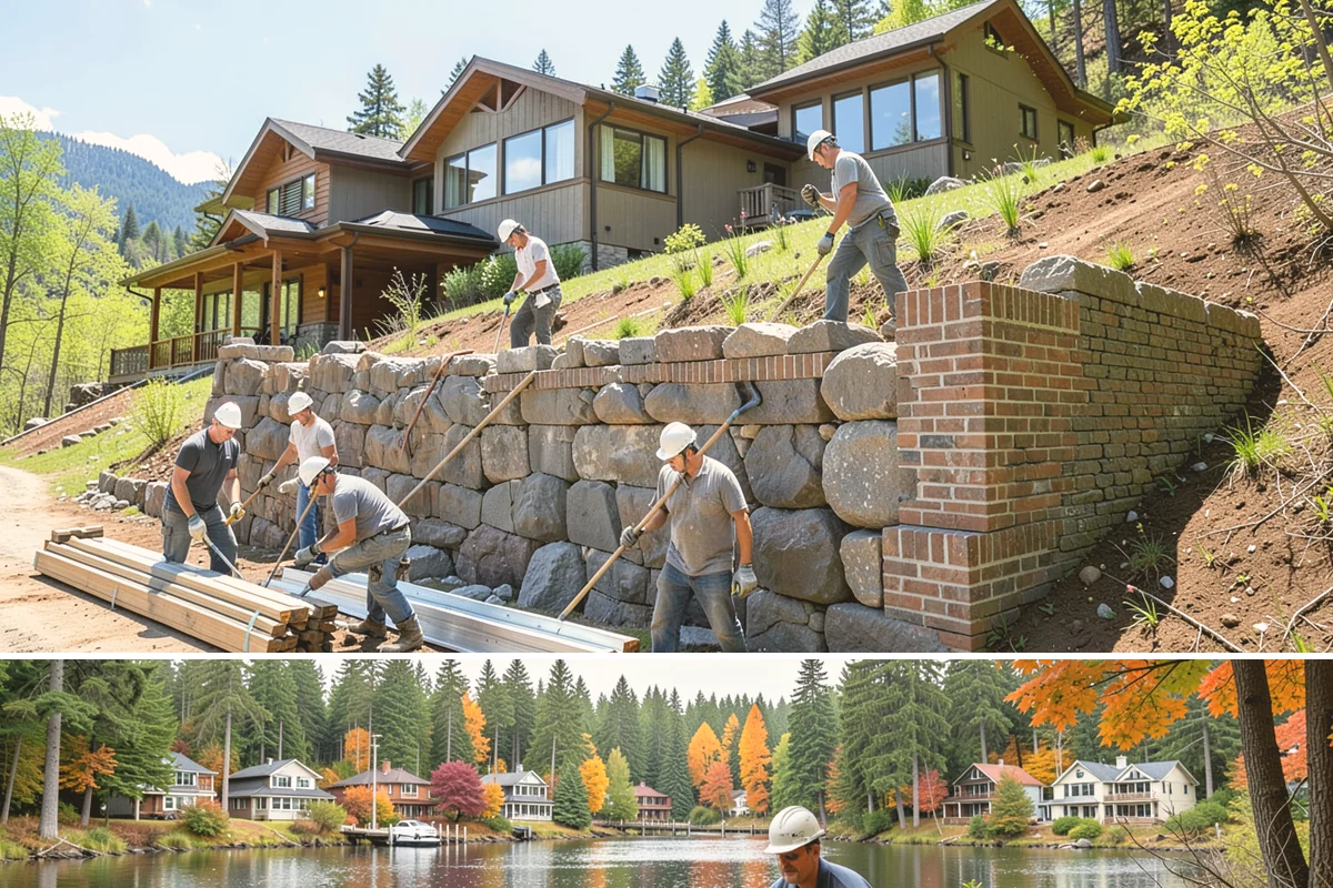 Floating Shelf Installation in La Conner, Skagit County, WA - Floating shelf installation is quick interior work available year-round.