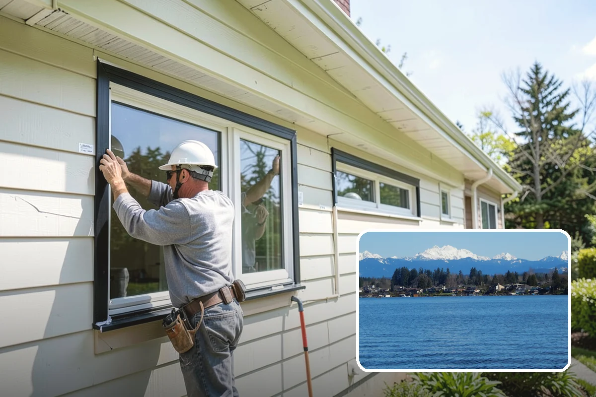 Floating Shelf Installation in Lake Stevens, Snohomish County, WA - Clean, bracket-free modern appearance
