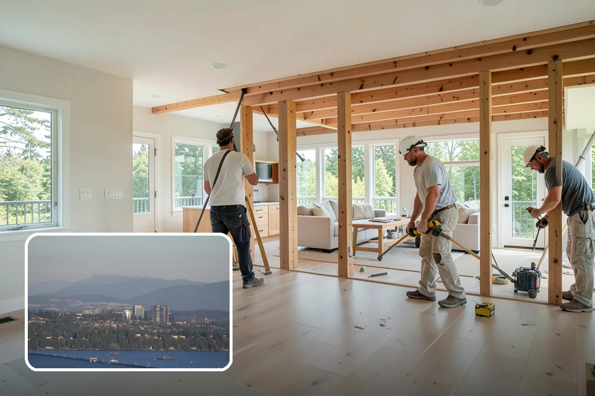 Floating Shelf Installation in Medina, King County, WA - Clean, bracket-free modern appearance