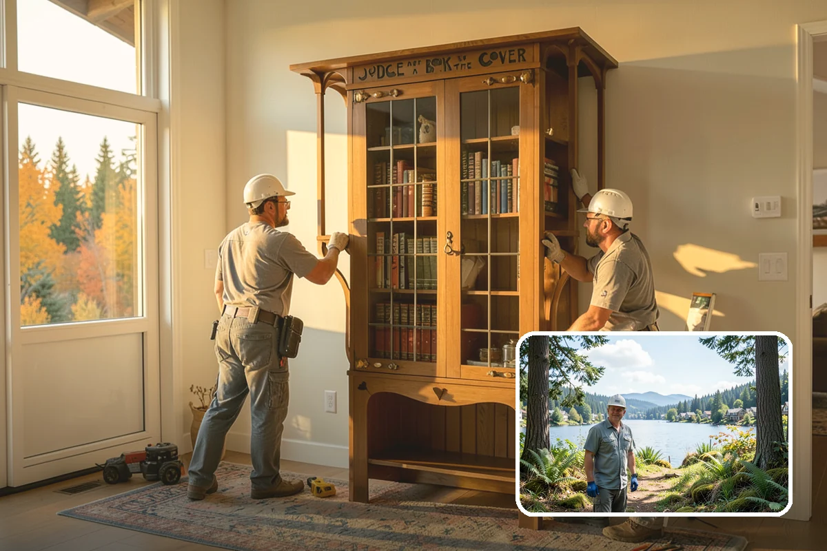 Floating Shelf Installation in Milton, King County, WA - Clean, bracket-free modern appearance