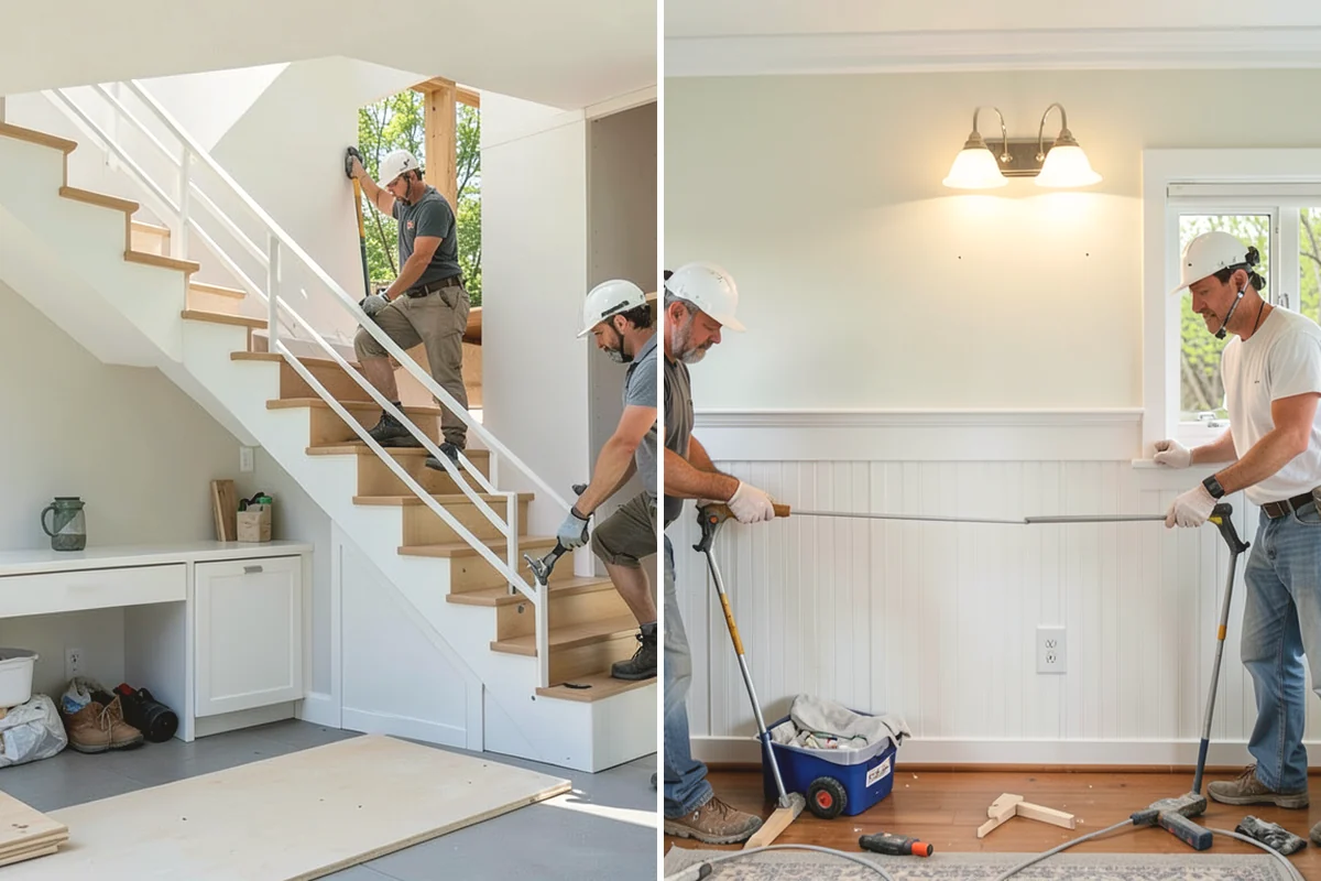 Floating Shelf Installation in Mountlake Terrace, Snohomish County, WA - Locate studs or add blocking for secure anchoring