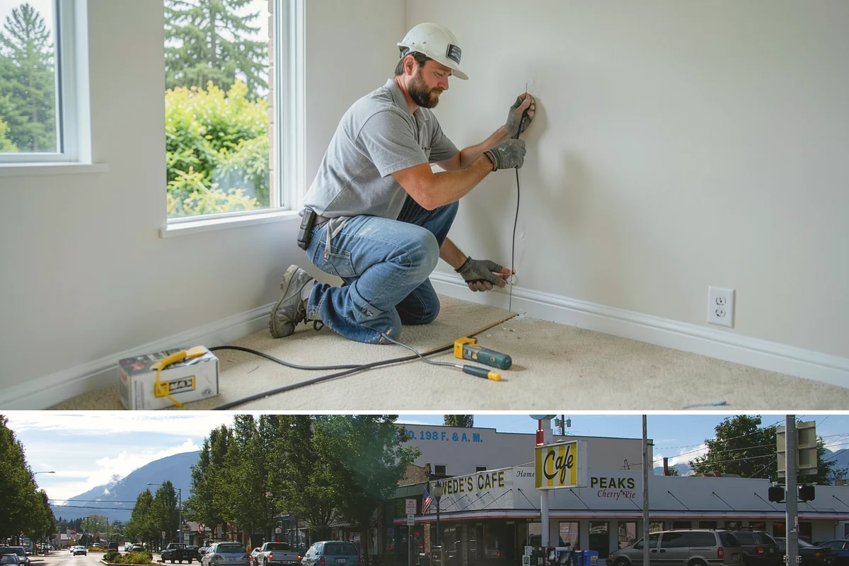 Floating Shelf Installation in North Bend, King County, WA - Floating shelf installation is quick interior work available year-round.