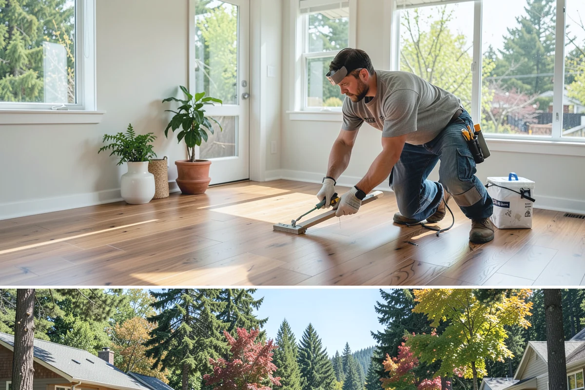 Floating Shelf Installation in Orting, Pierce County, WA - Floating shelf installation is quick interior work available year-round.