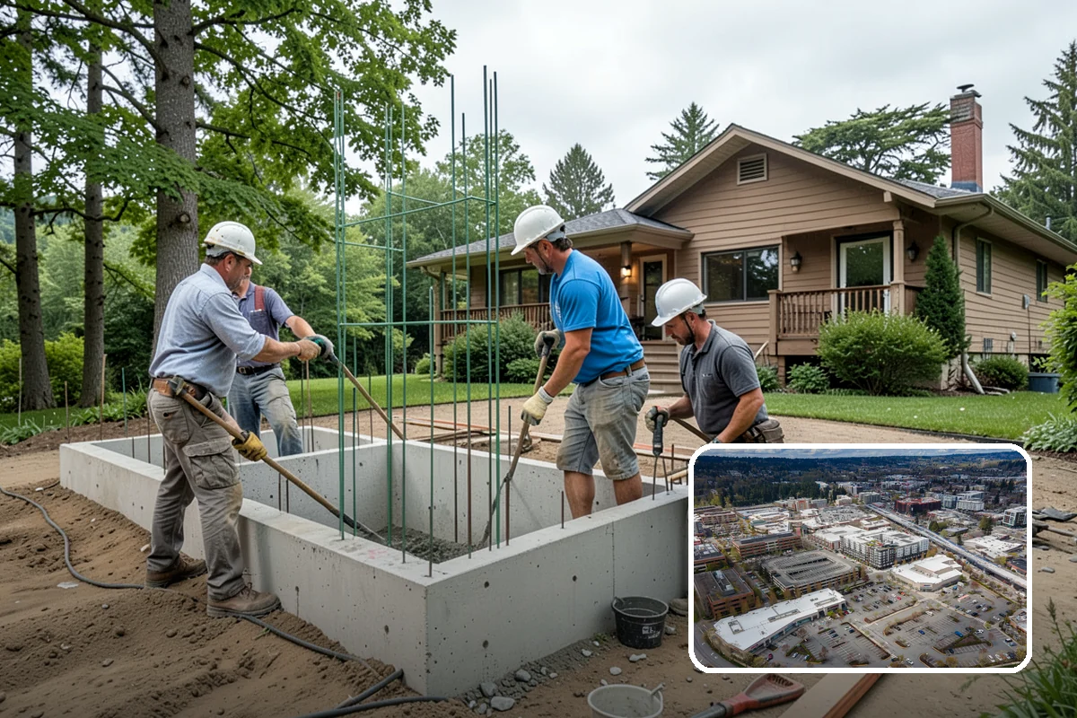 Floating Shelf Installation in Redmond, King County, WA - Clean, bracket-free modern appearance