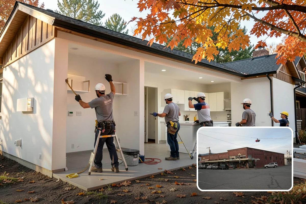 Floating Shelf Installation in Sedro-Woolley, Skagit County, WA - Clean, bracket-free modern appearance