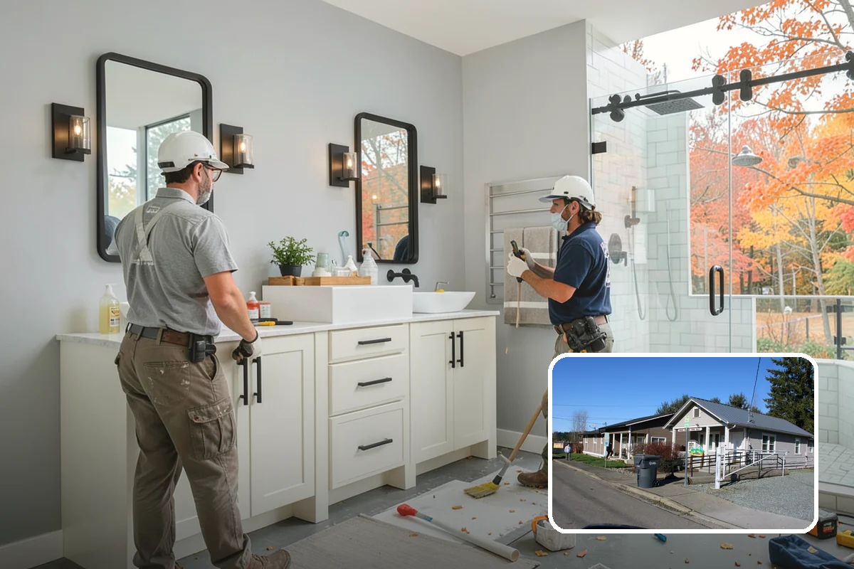 Floating Shelf Installation in South Prairie, Pierce County, WA - Clean, bracket-free modern appearance