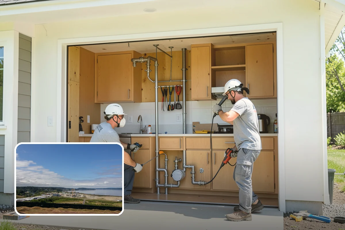 Floating Shelf Installation in University Place, Pierce County, WA - Clean, bracket-free modern appearance