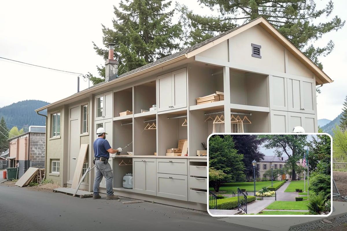 Floating Shelf Installation in Woodinville, King County, WA - Clean, bracket-free modern appearance