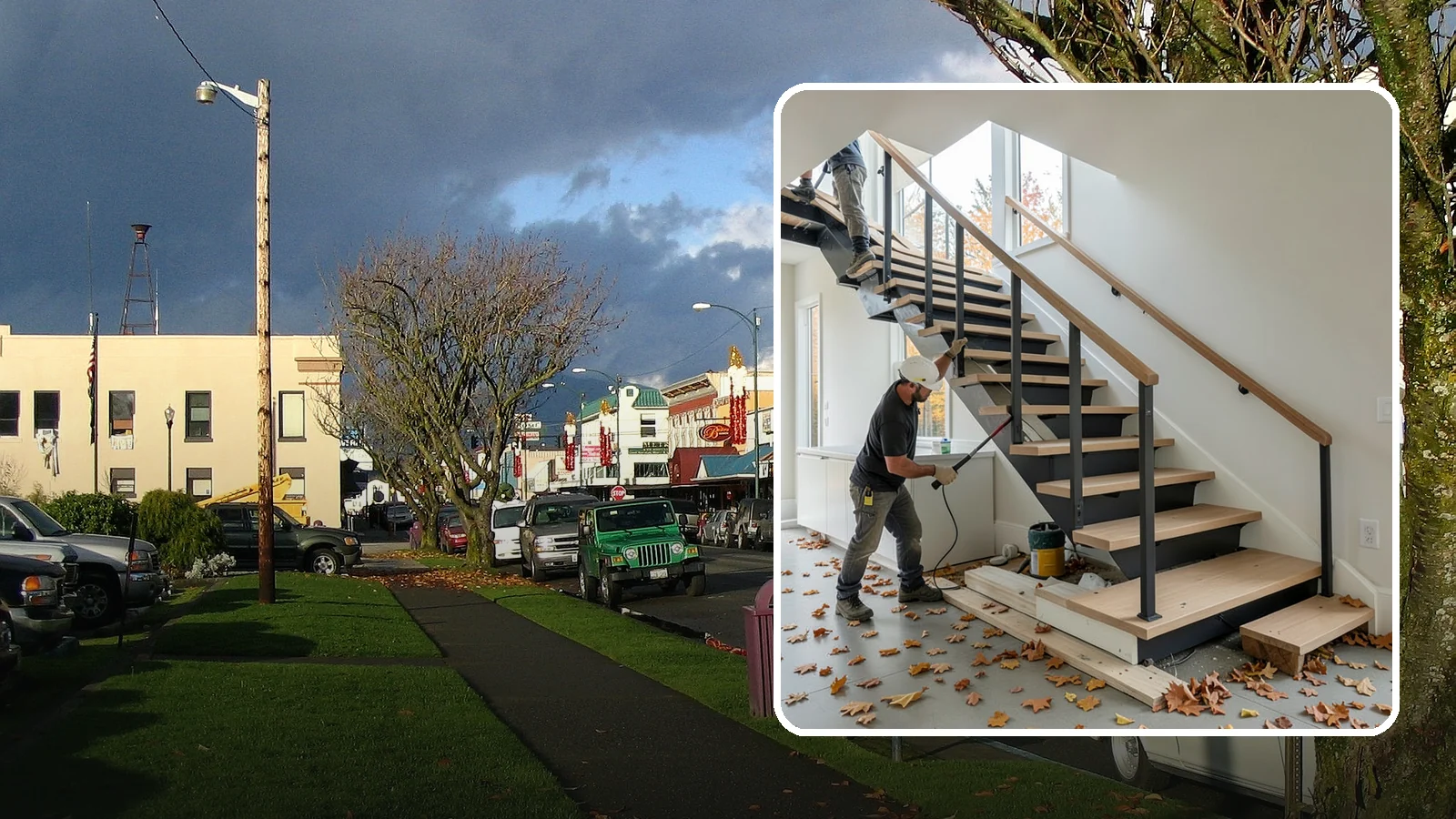 Floating Staircase Construction in Arlington, Snohomish County, WA - Engineered open-riser floating staircases that make a bold architectural statement.