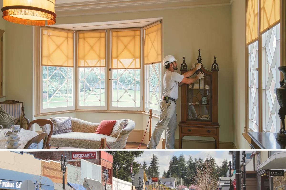 Floating Staircase Construction in Bothell, King County, WA - This engineered interior build proceeds year-round and is typically planned as part of a larger modern remodel.