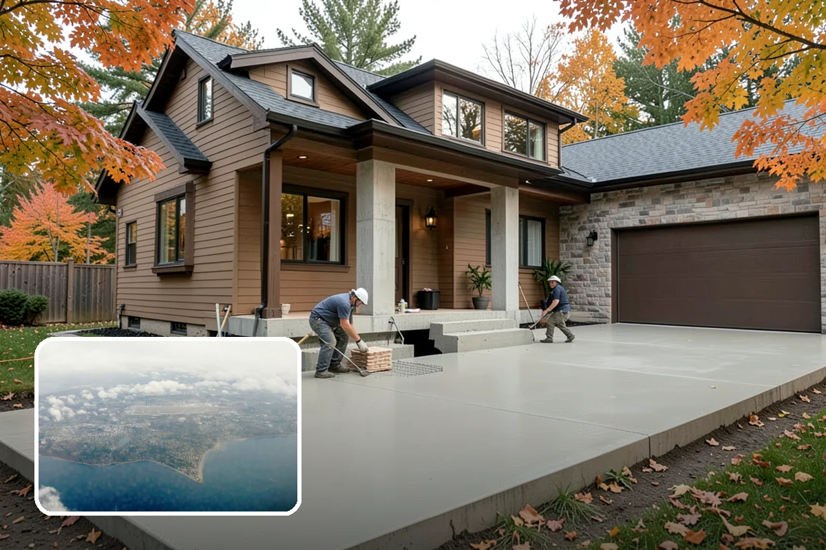 Floating Staircase Construction in Burien, King County, WA - Dramatic, open architectural centerpiece