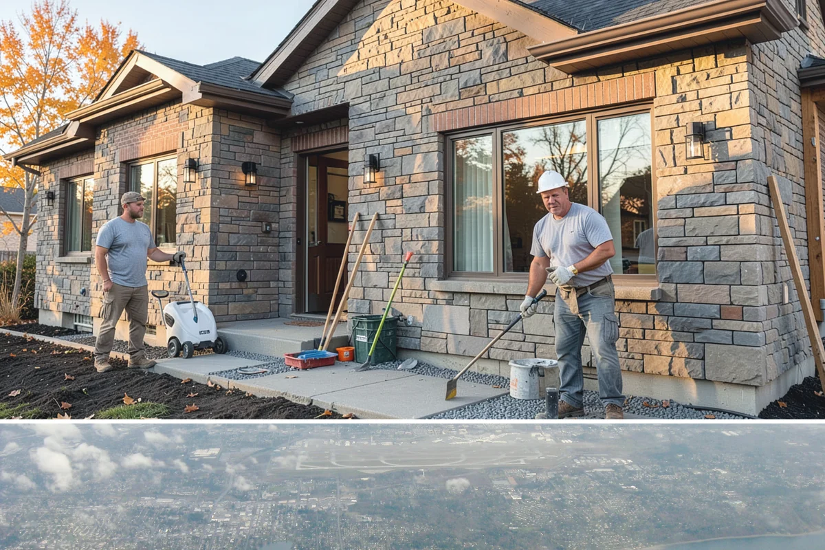 Floating Staircase Construction in Burien, King County, WA - This engineered interior build proceeds year-round and is typically planned as part of a larger modern remodel.