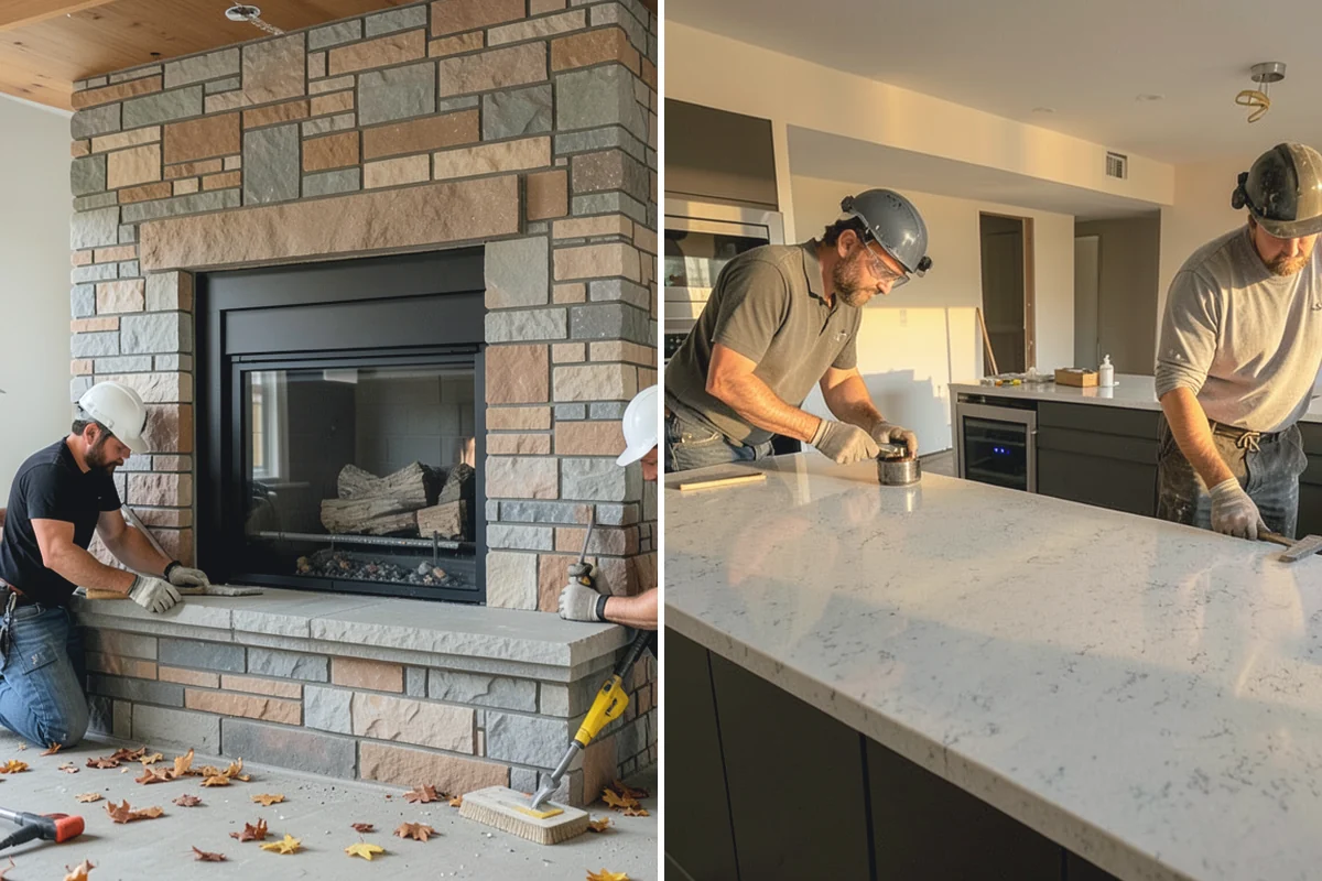 Floating Staircase Construction in Des Moines, King County, WA - Engineer the concealed support structure