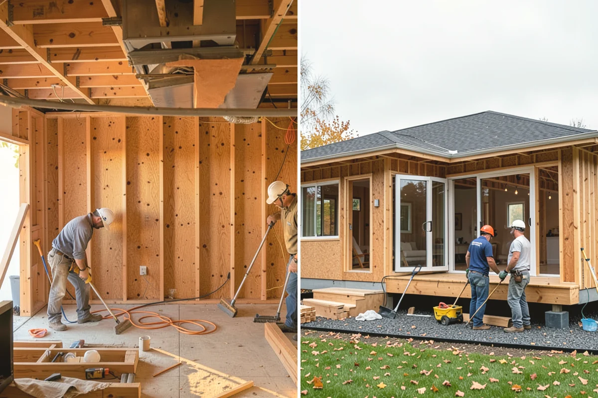 Floating Staircase Construction in Edgewood, Pierce County, WA - Engineer the concealed support structure