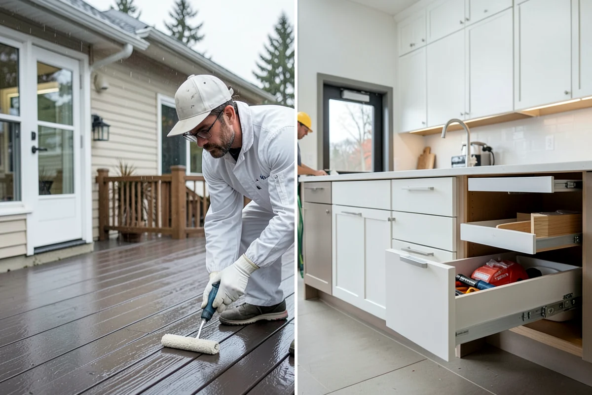 Floating Staircase Construction in Everett, Snohomish County, WA - Engineer the concealed support structure