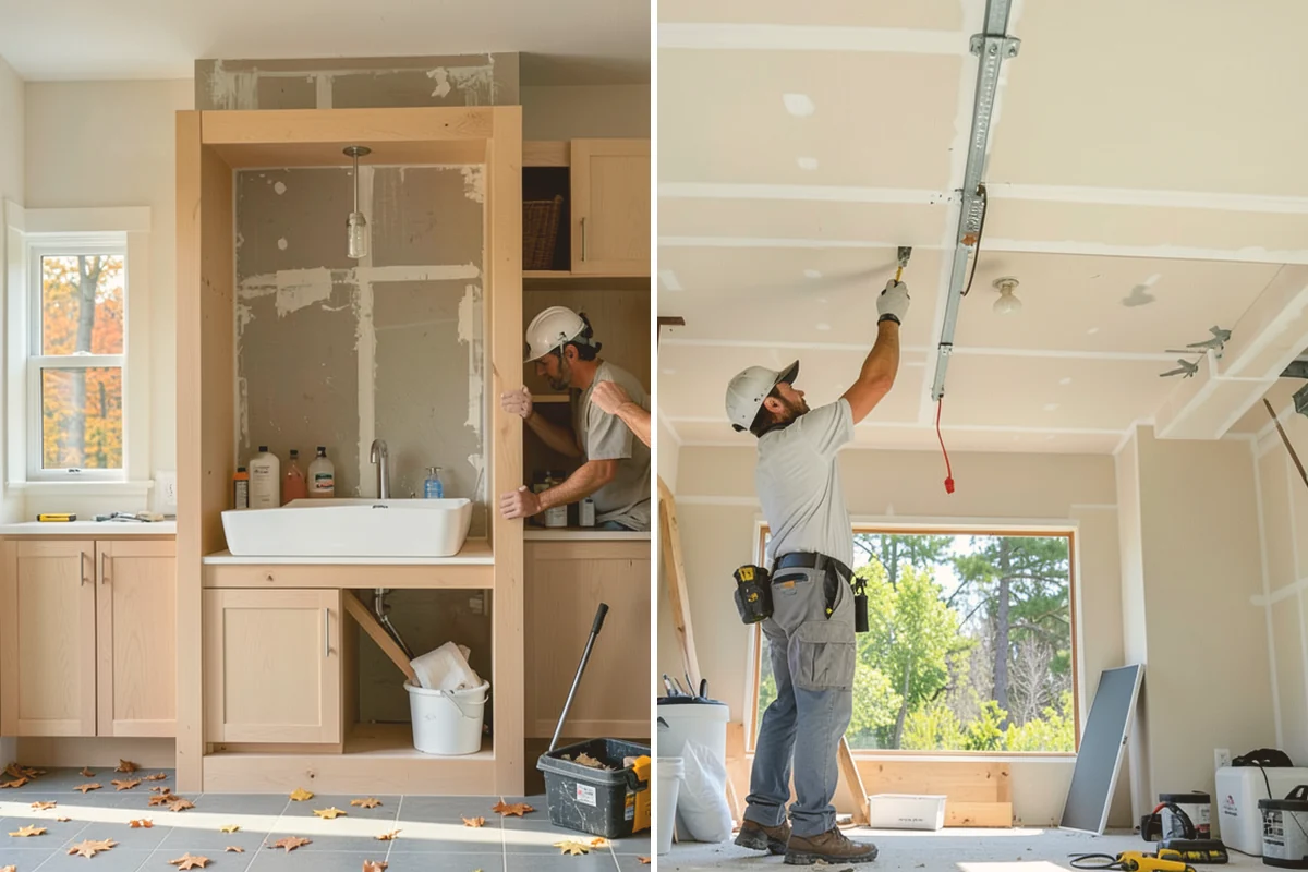 Floating Staircase Construction in Index, Snohomish County, WA - Engineer the concealed support structure