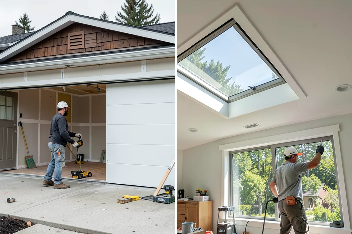 Floating Staircase Construction in Kenmore, King County, WA - Engineer the concealed support structure