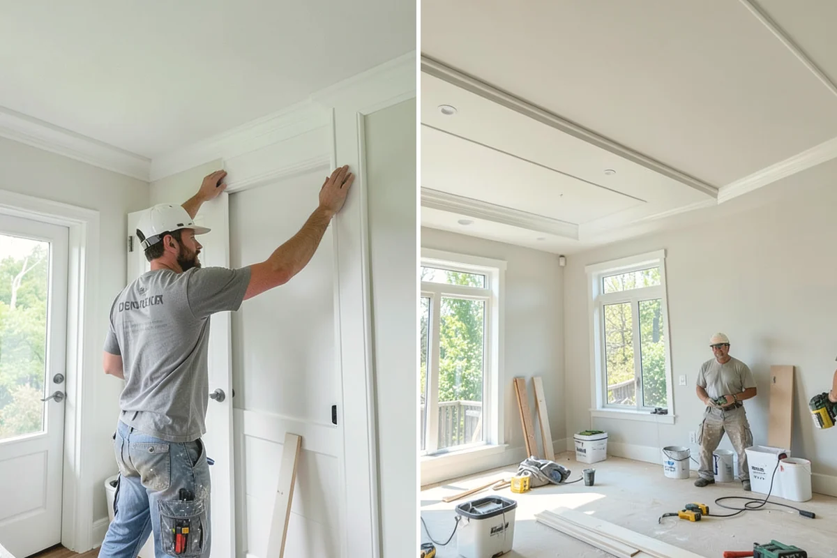 Floating Staircase Construction in Mercer Island, King County, WA - Engineer the concealed support structure