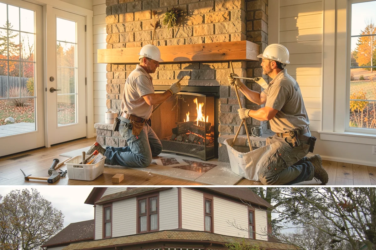 Floating Staircase Construction in Sumner, Pierce County, WA - This engineered interior build proceeds year-round and is typically planned as part of a larger modern remodel.