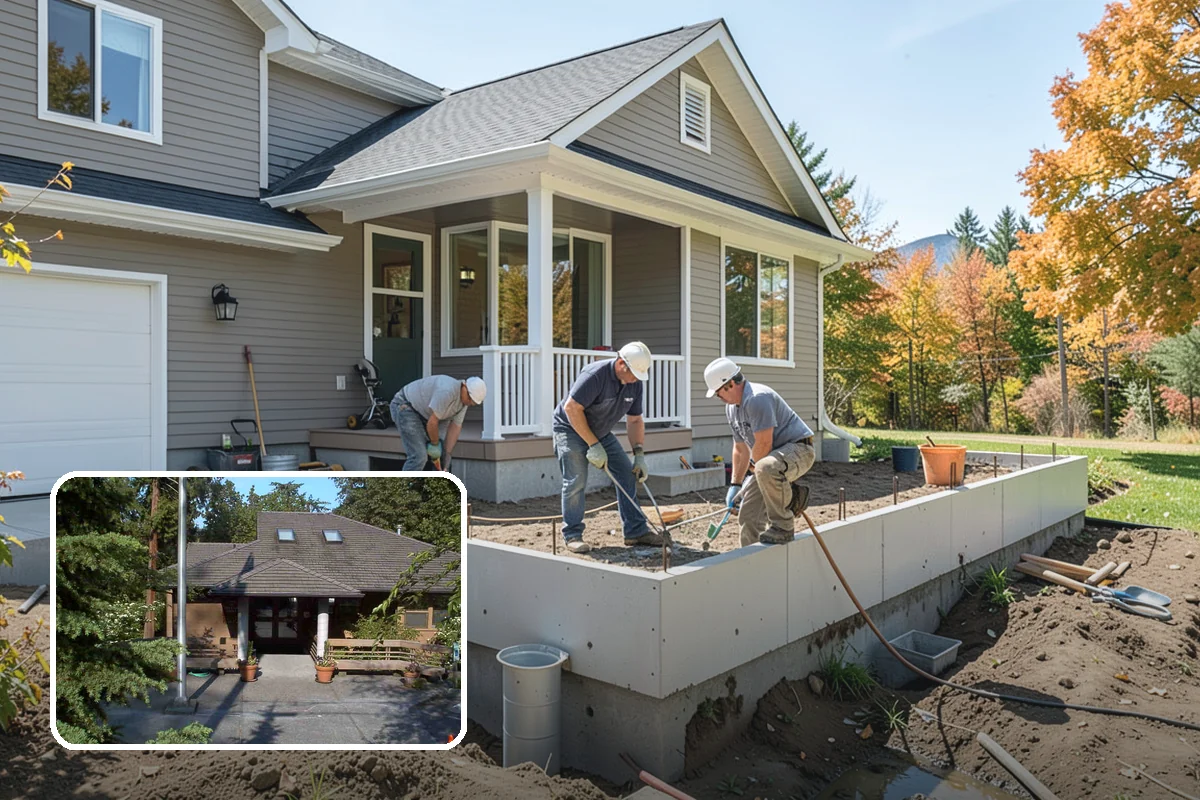 Floating Staircase Construction in Yarrow Point, King County, WA - Dramatic, open architectural centerpiece