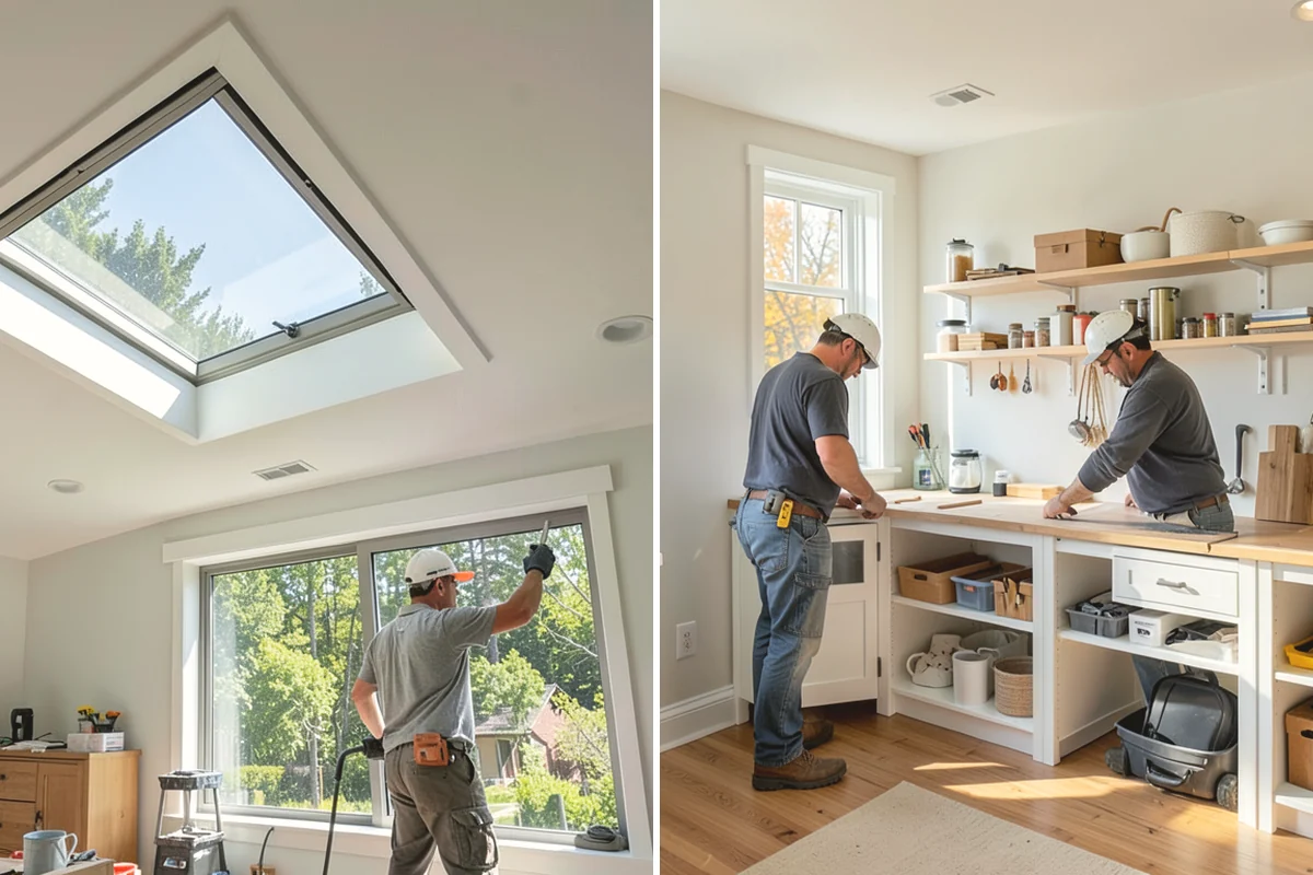 Floating Vanity Installation in Anacortes, Skagit County, WA - Add blocking to support the cabinet