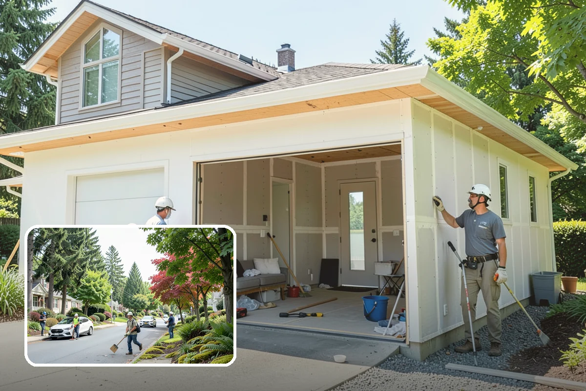 Floating Vanity Installation in Beaux Arts Village, King County, WA - Creates an open, spacious feel