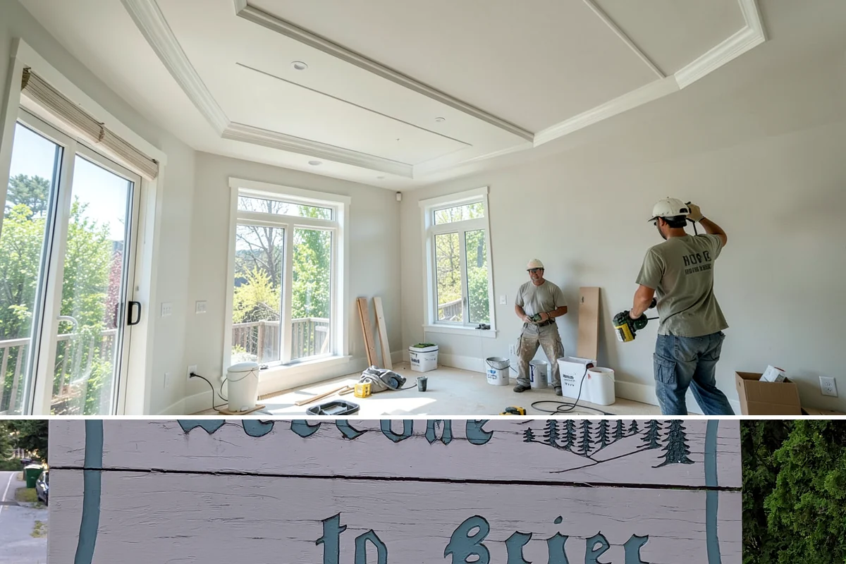 Floating Vanity Installation in Brier, Snohomish County, WA - A floating vanity is a tidy indoor project that suits any time of the year.