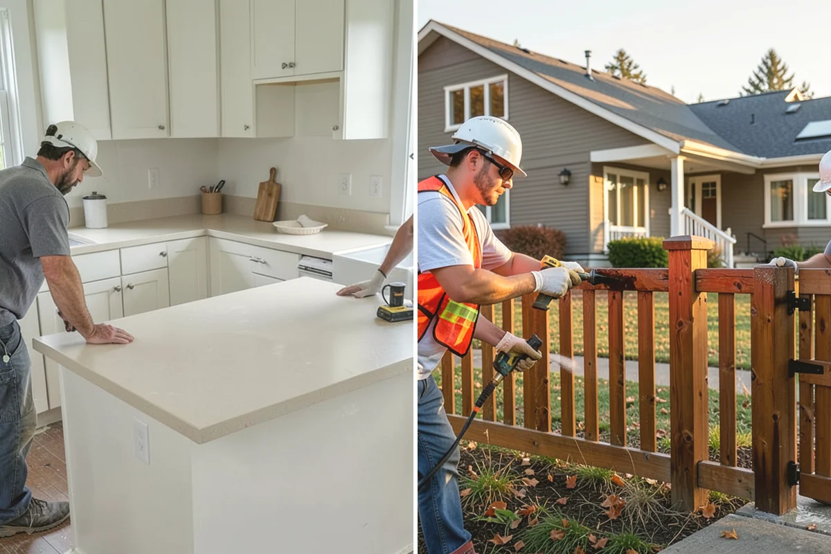 Floating Vanity Installation in Covington, King County, WA - Add blocking to support the cabinet