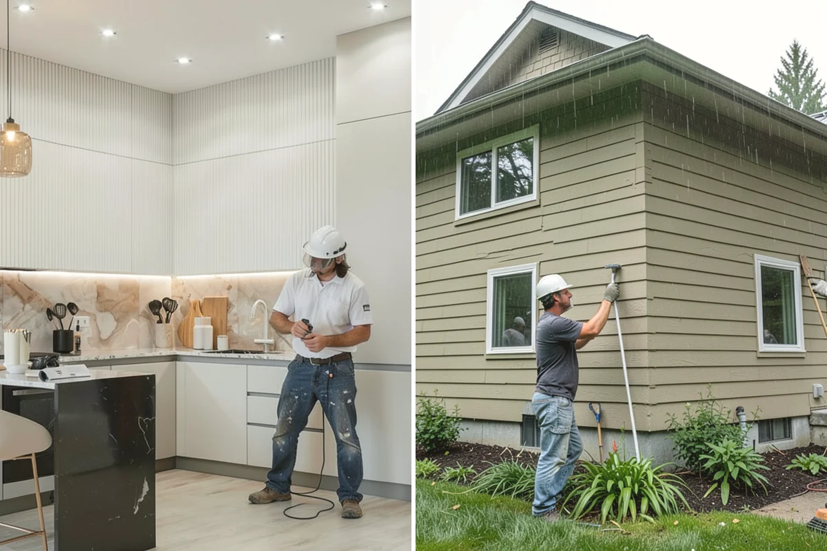 Floating Vanity Installation in Edgewood, Pierce County, WA - Add blocking to support the cabinet
