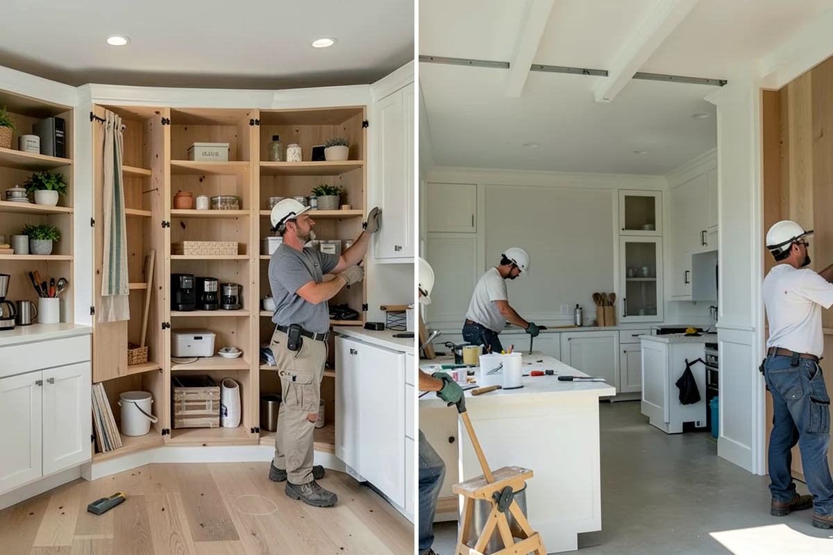 Floating Vanity Installation in Gig Harbor, Pierce County, WA - Add blocking to support the cabinet