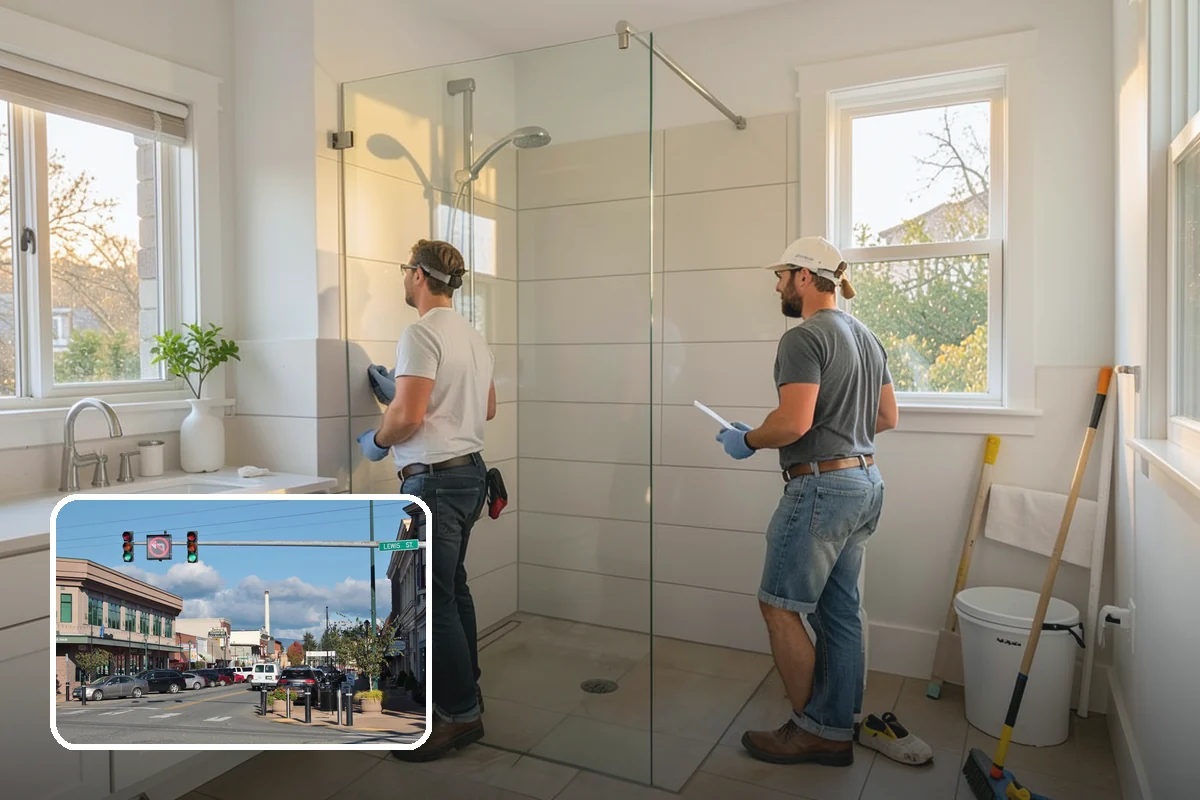Floating Vanity Installation in Monroe, Snohomish County, WA - Creates an open, spacious feel