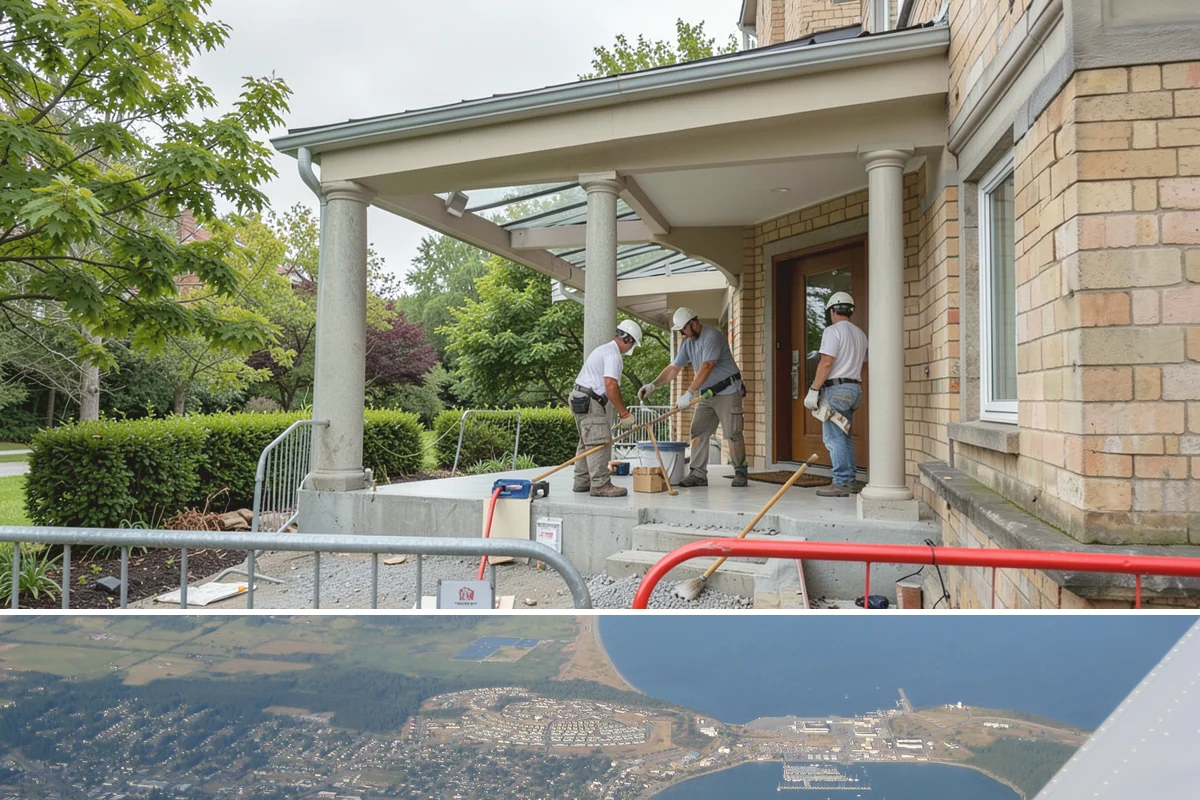 Floating Vanity Installation in Oak Harbor, Island County, WA - A floating vanity is a tidy indoor project that suits any time of the year.