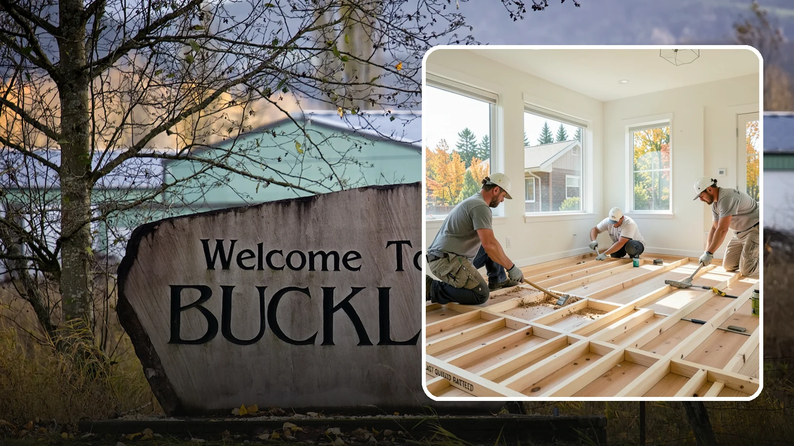 Floor Framing in Buckley, Pierce County, WA - We frame flat, quiet, load-rated floor systems sized for the spans and moisture conditions of Western Washington homes.